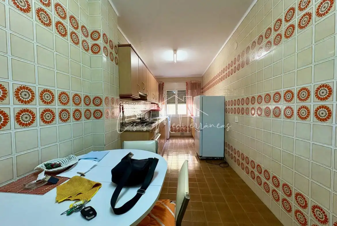 Kitchen of Flat for sale in Amposta  with Furnished and Alarm