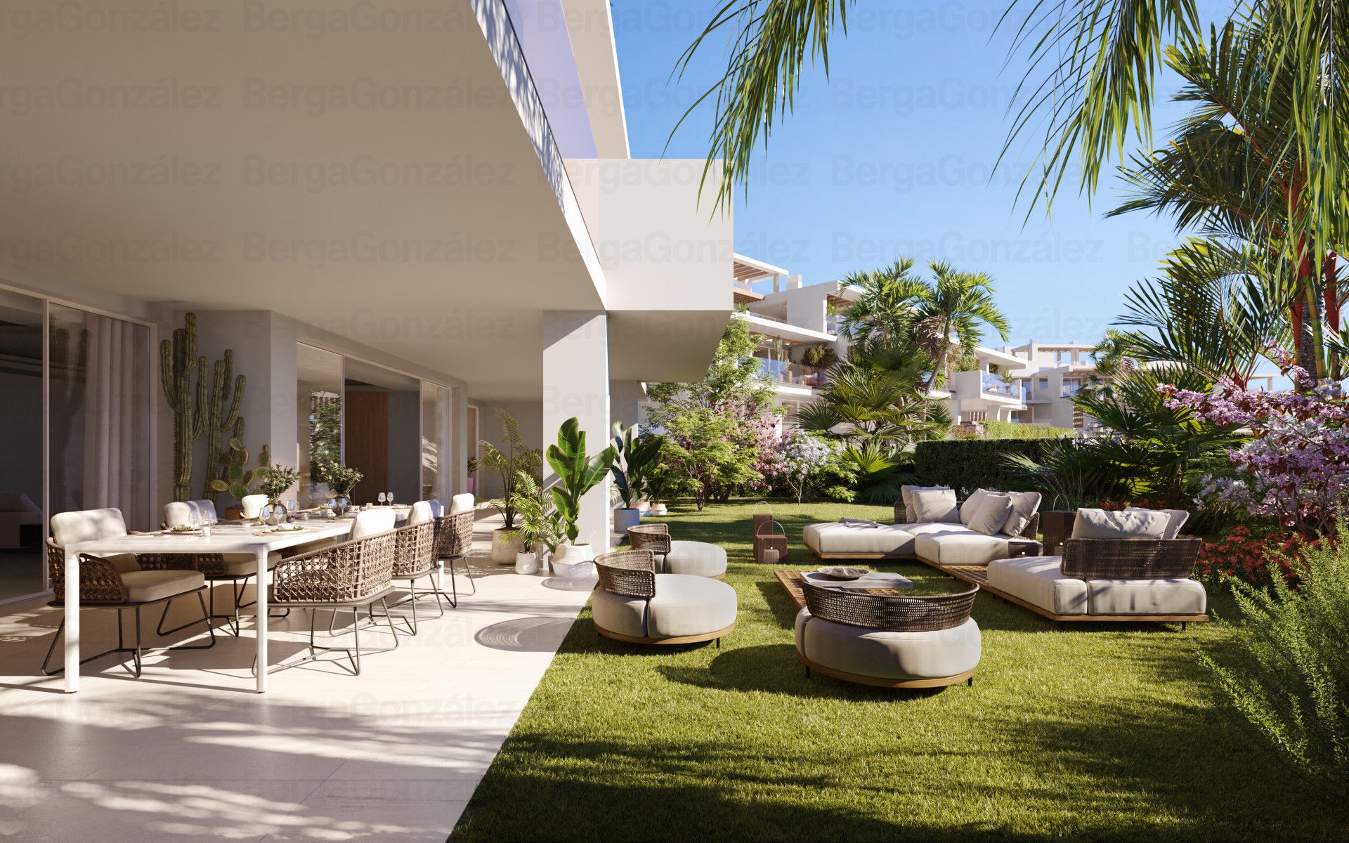 Terrasse von Dachboden zum verkauf in Marbella mit Klimaanlage, Heizung und Terrasse