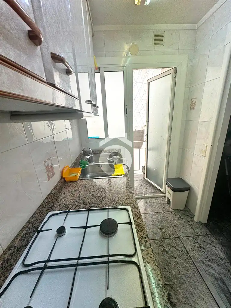 Küche von Wohnung zum Verkauf in Esparreguera mit Klimaanlage, Heizung und Balkon