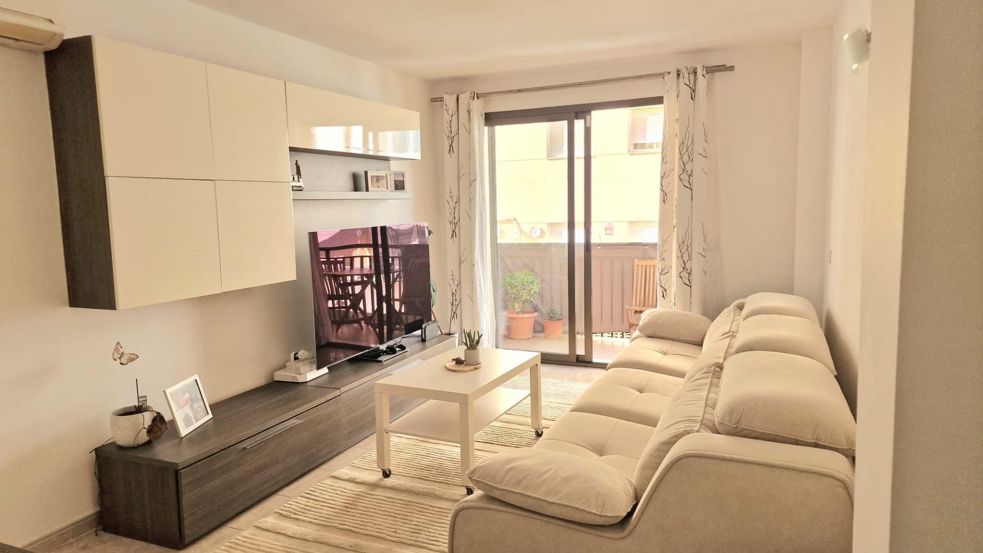 Living room of Flat for sale in  Palma de Mallorca  with Air Conditioner, Terrace and Balcony