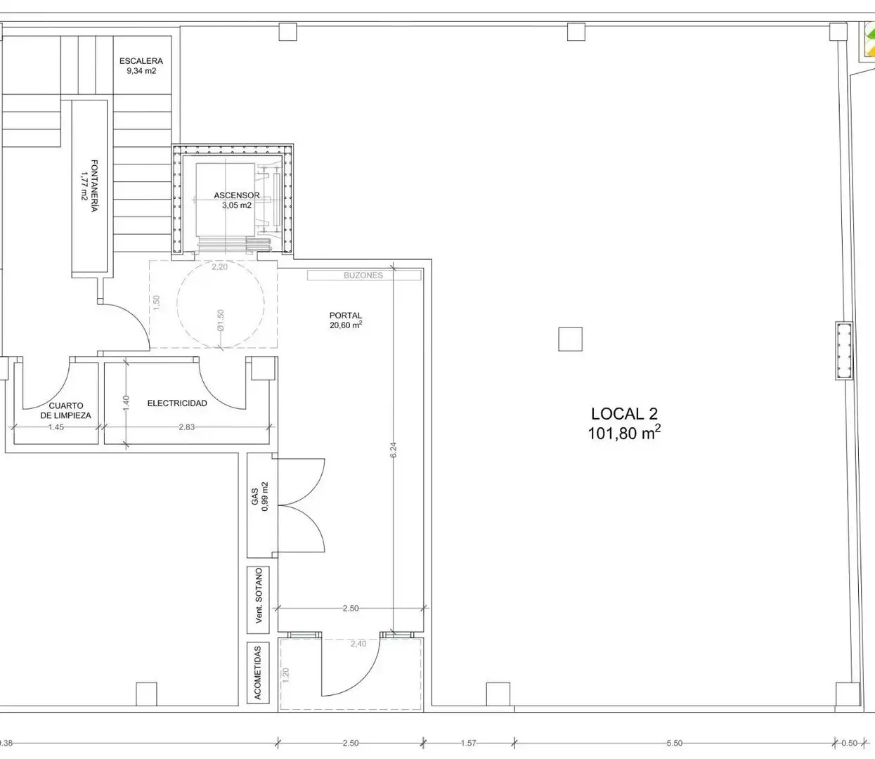 Gewerbefläche zur Miete in Avenida de Josefina Arruti 8, imagen 2