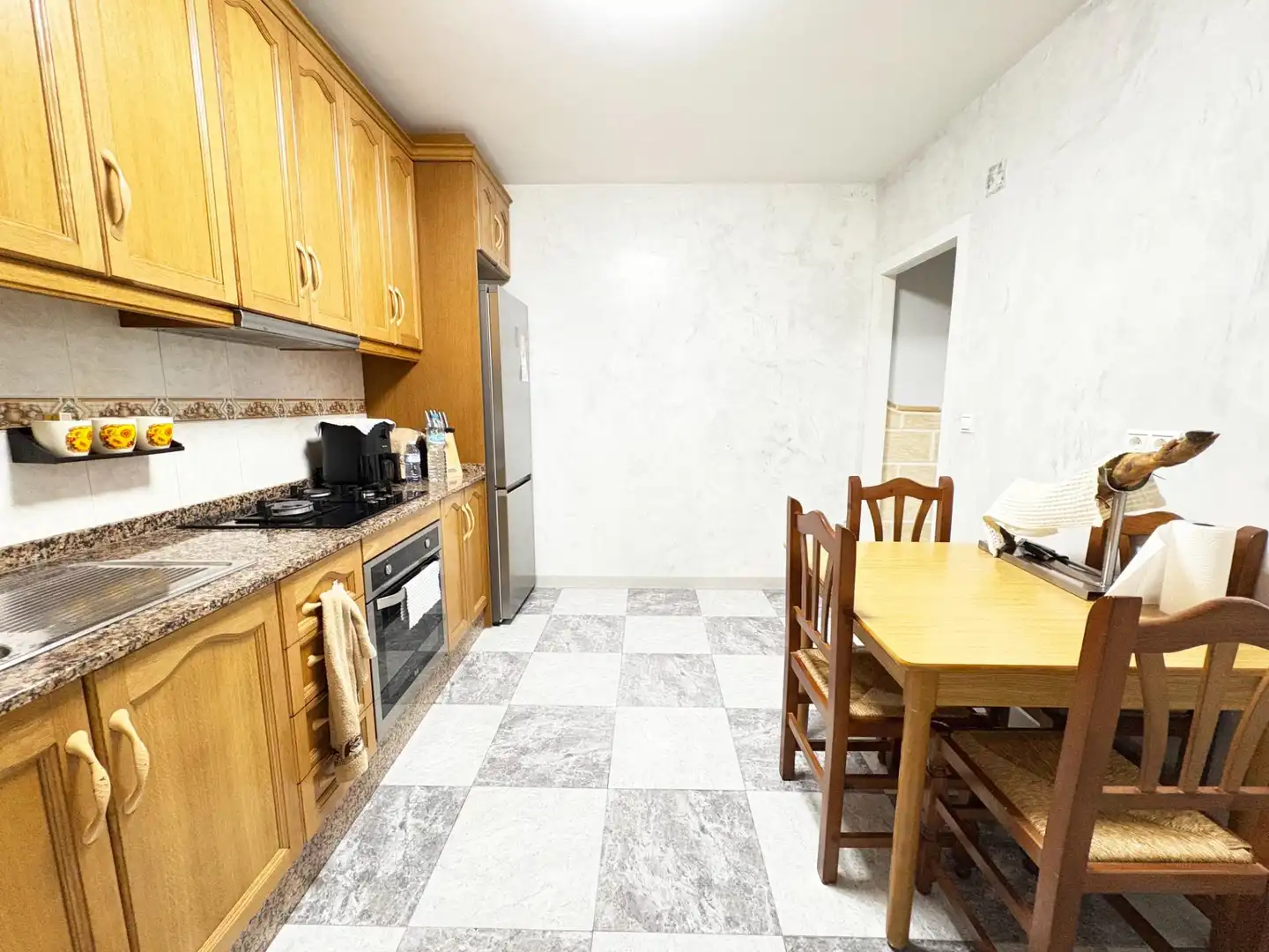 Kitchen of Apartments for sale in Almoradí  with Air Conditioner, Furnished and Balcony