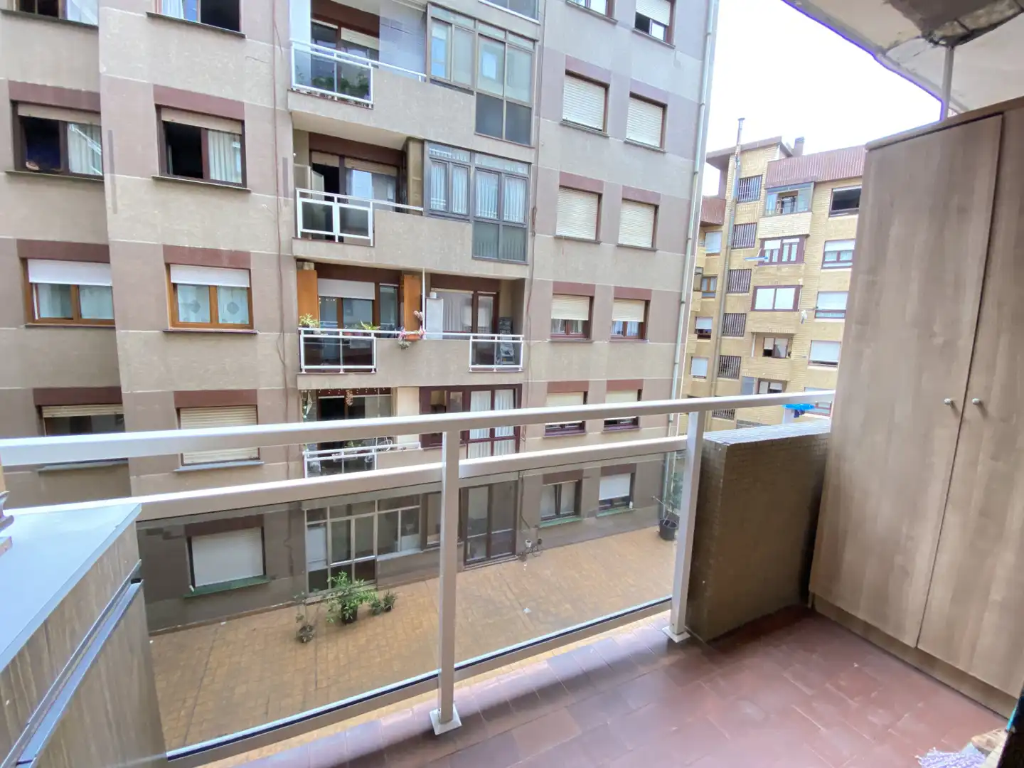Balcony of Flat for rent in Bilbao   with Heating, Terrace and Furnished