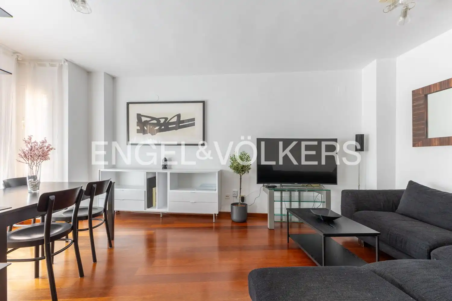 Sala de estar de Piso en venta en Valencia con Aire acondicionado, Calefacción y Parquet