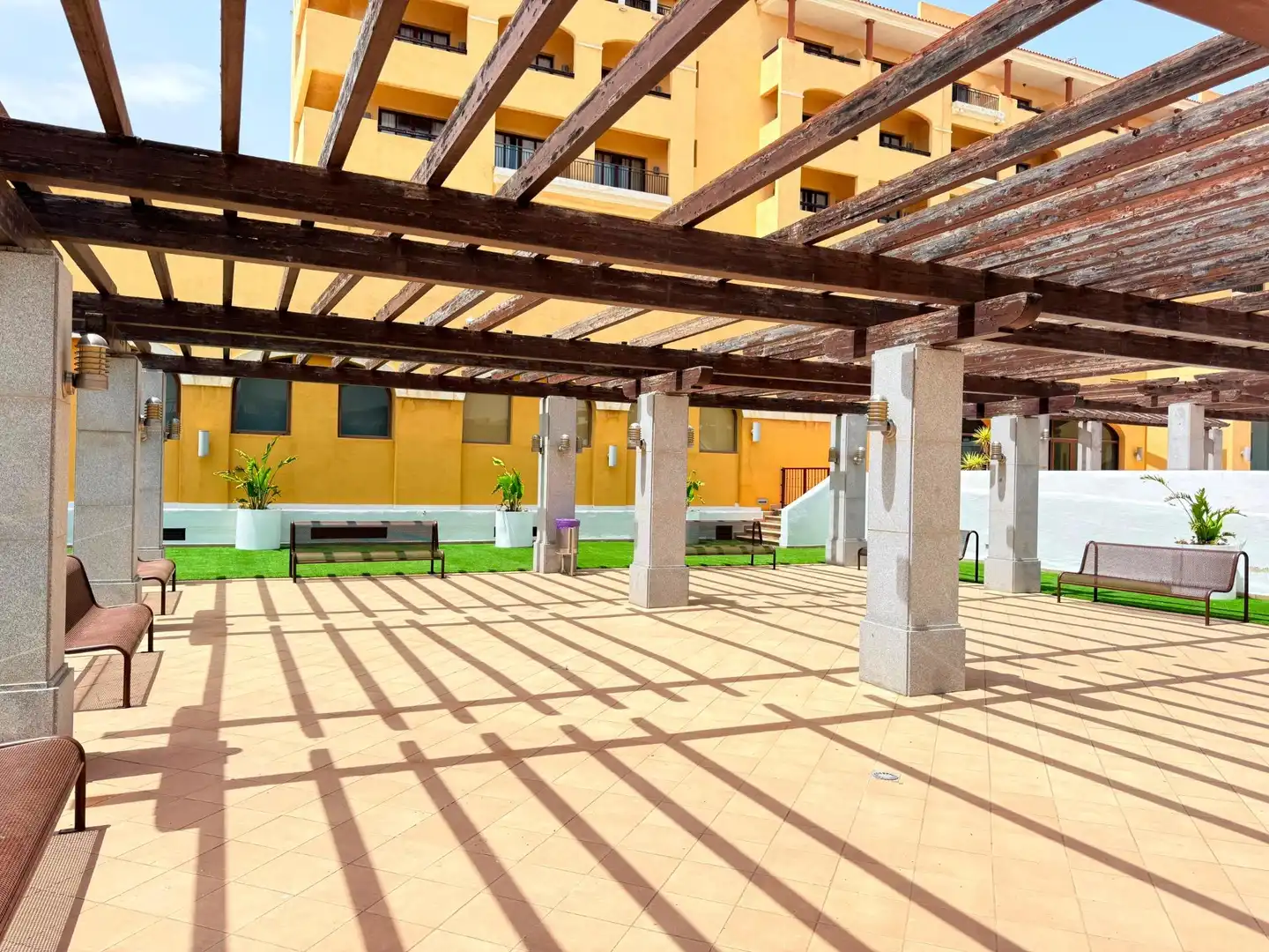 Terrasse von Wohnung zur Miete in Los Alcázares mit Klimaanlage, Terrasse und Gemeinschaftspool