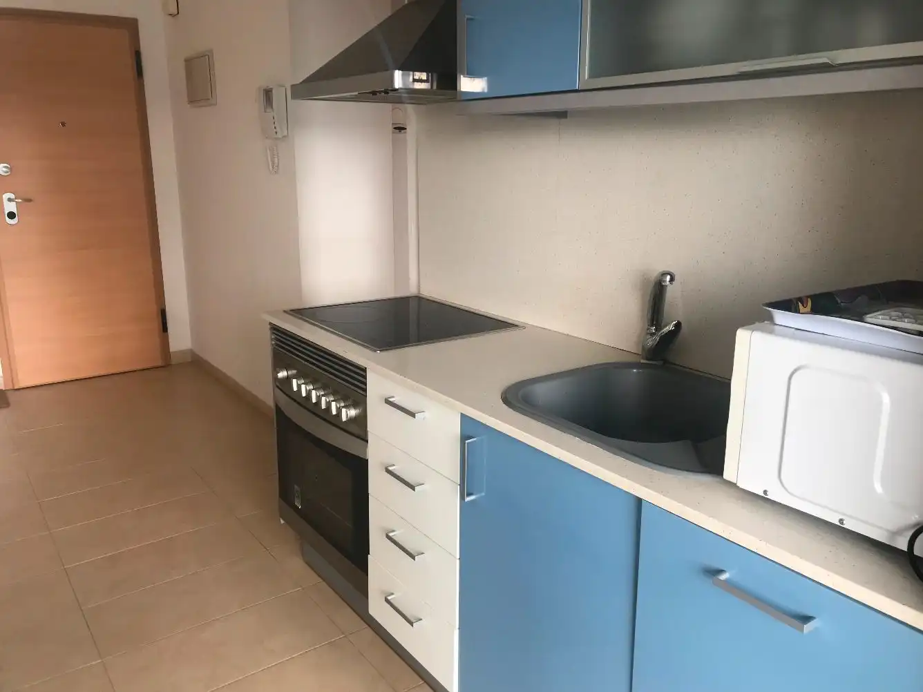 Cocina de Apartamento de alquiler en Puçol con Aire acondicionado, Calefacción y Terraza