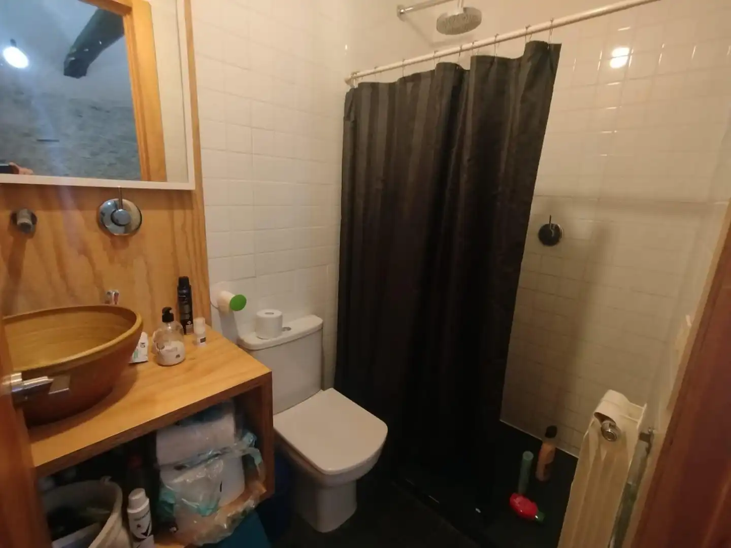 Bathroom of Houses for sale in Santa María de Ordás  with Heating, Private garden and Parquet flooring