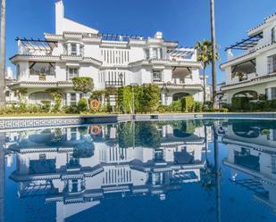 Exterior view of Flat for sale in Marbella  with Air Conditioner, Terrace and Swimming Pool