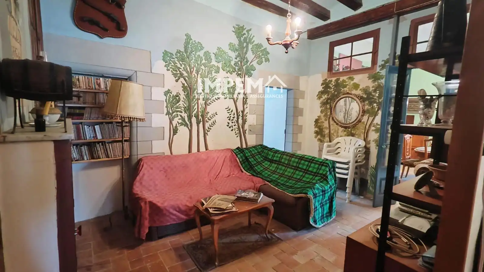 Sala d'estar de Edifici en venda en Santa Fe del Penedès