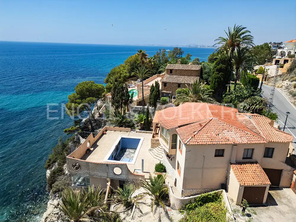 Exterior view of Houses for sale in El Campello  with Private garden, Terrace and Swimming Pool