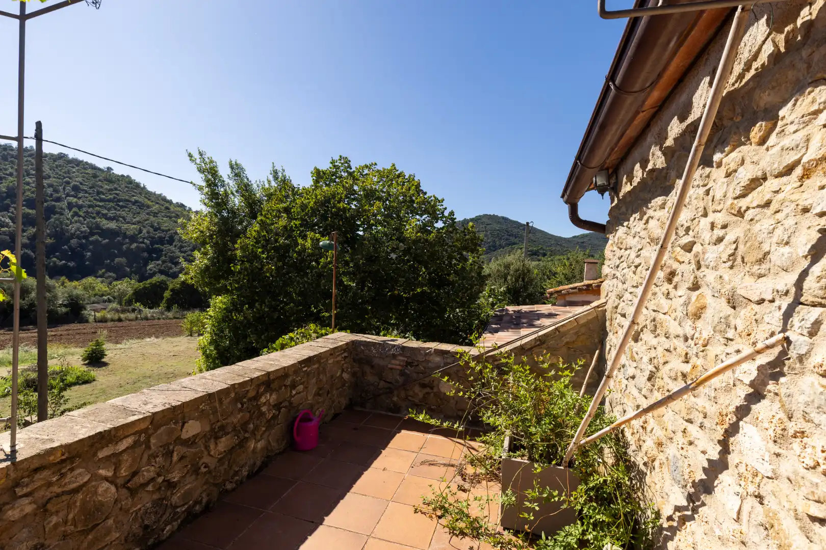 Garten von Country house zum Verkauf in Sant Martí de Llémena mit Klimaanlage, Heizung und Privatgarten