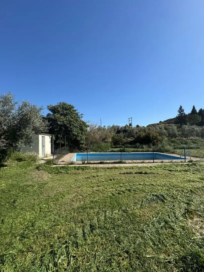 Piscina de Casa adosada en venda en Alcañiz amb Terrassa, Traster i Piscina comunitària