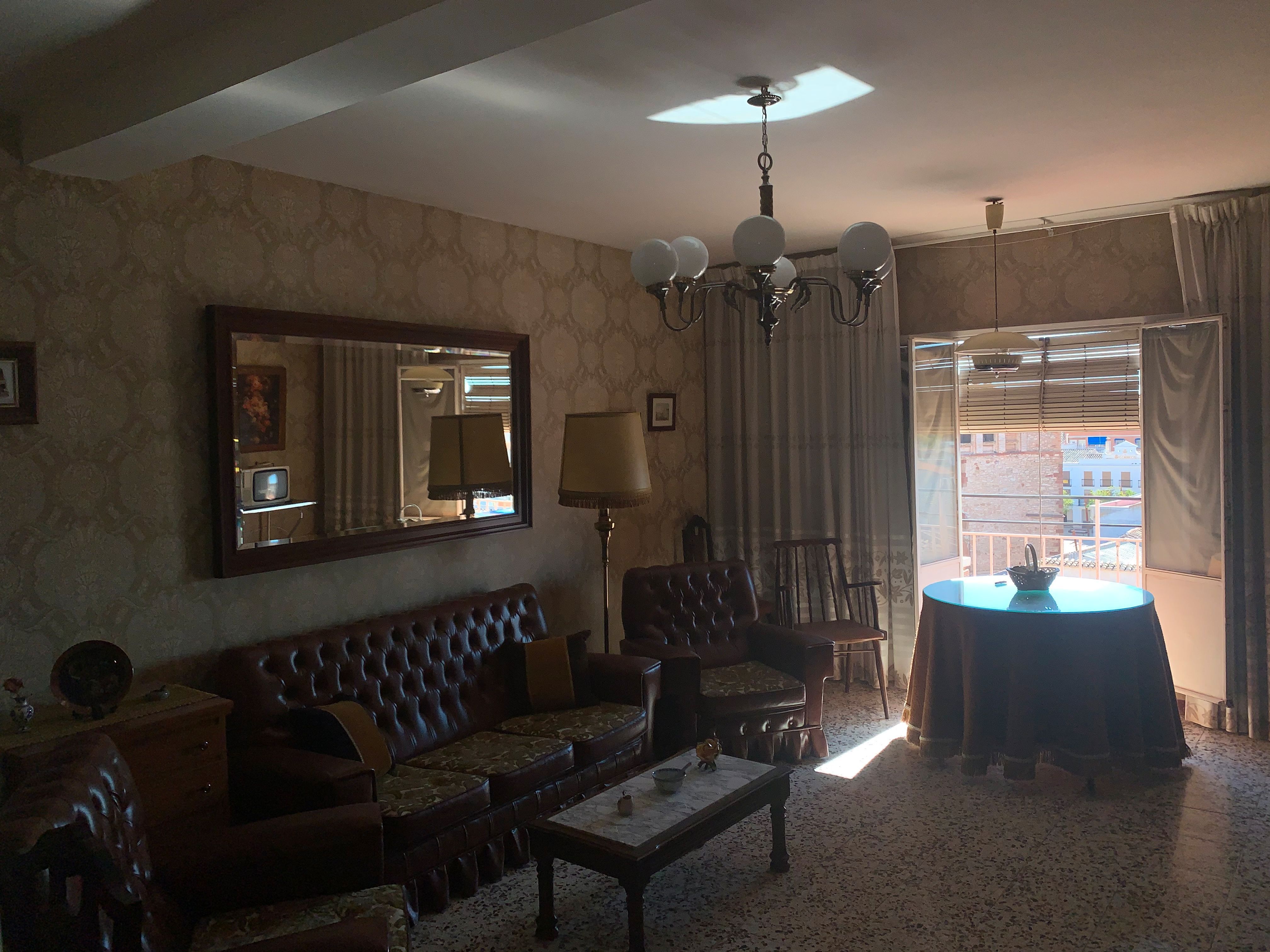 Living room of Flat for sale in Manzanares  with Heating, Terrace and Furnished