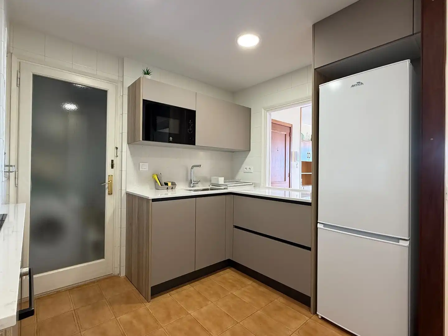 Cocina de Apartamento de alquiler en Calonge i Sant Antoni con Terraza y Amueblado