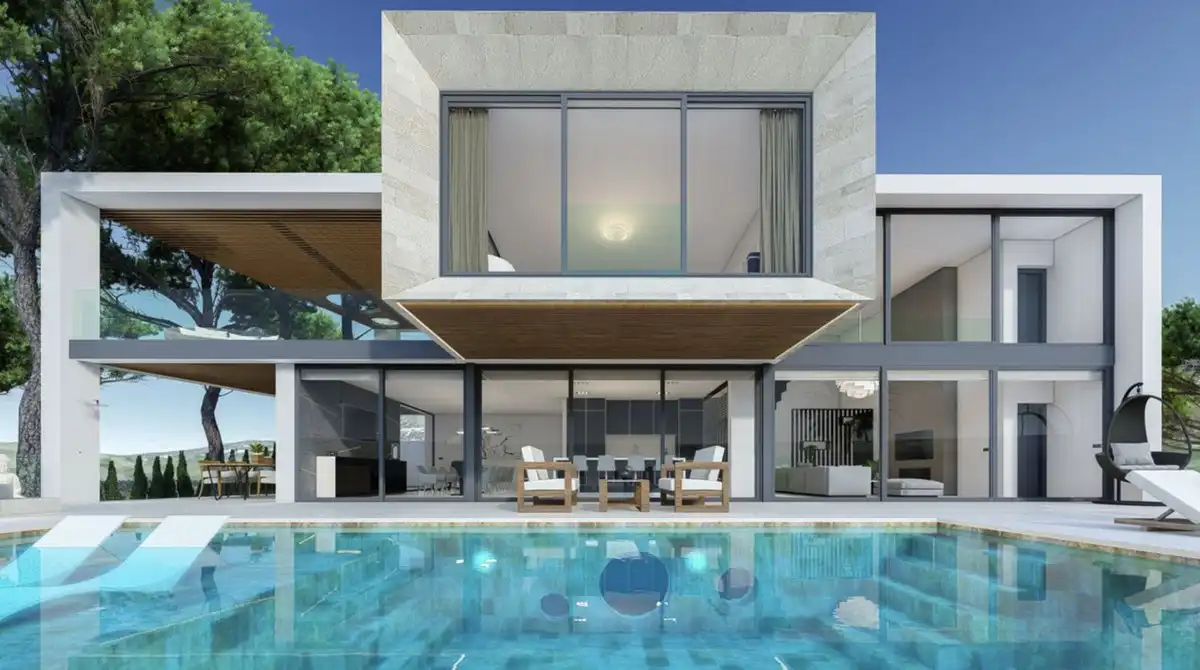 Exterior view of Houses for sale in Mijas  with Air Conditioner, Private garden and Terrace