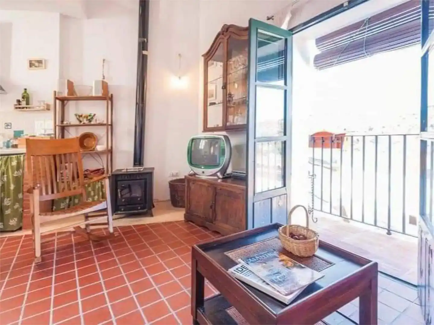 Sala d'estar de Casa adosada en venda en Aroche amb Balcó