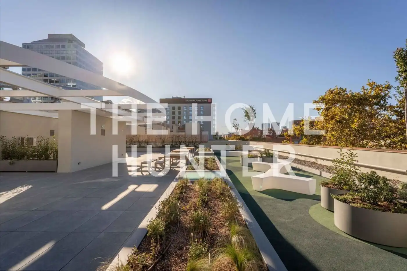 Terrasse von Büro zur Miete in Barcelona mit Heizung und Abstellraum