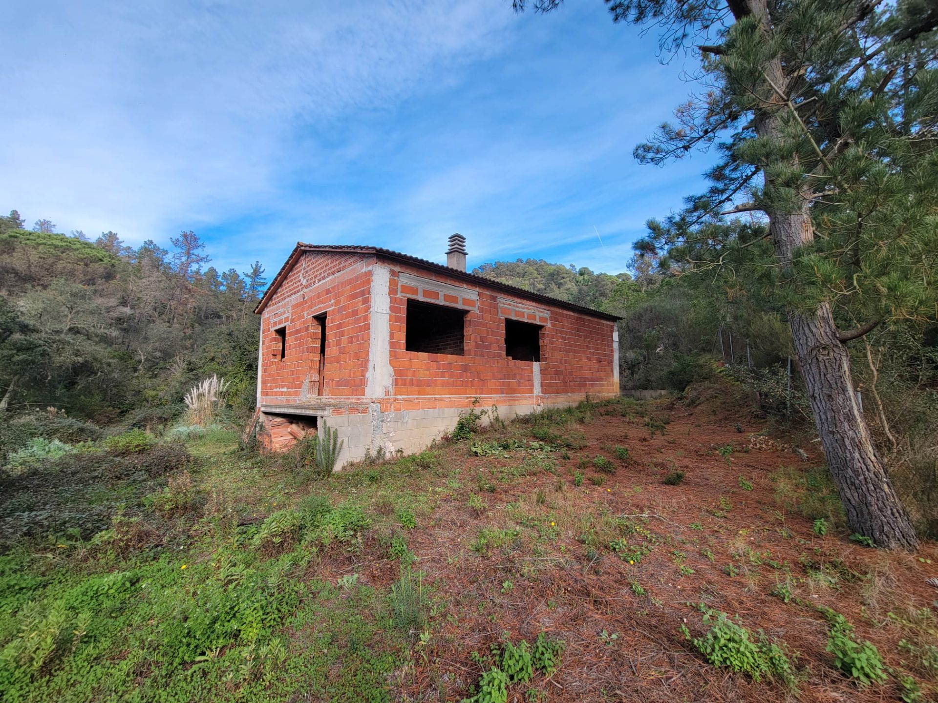 Vista exterior de Finca rústica en venda en Lloret de Mar amb Aire condicionat, Jardí privat i Alarma