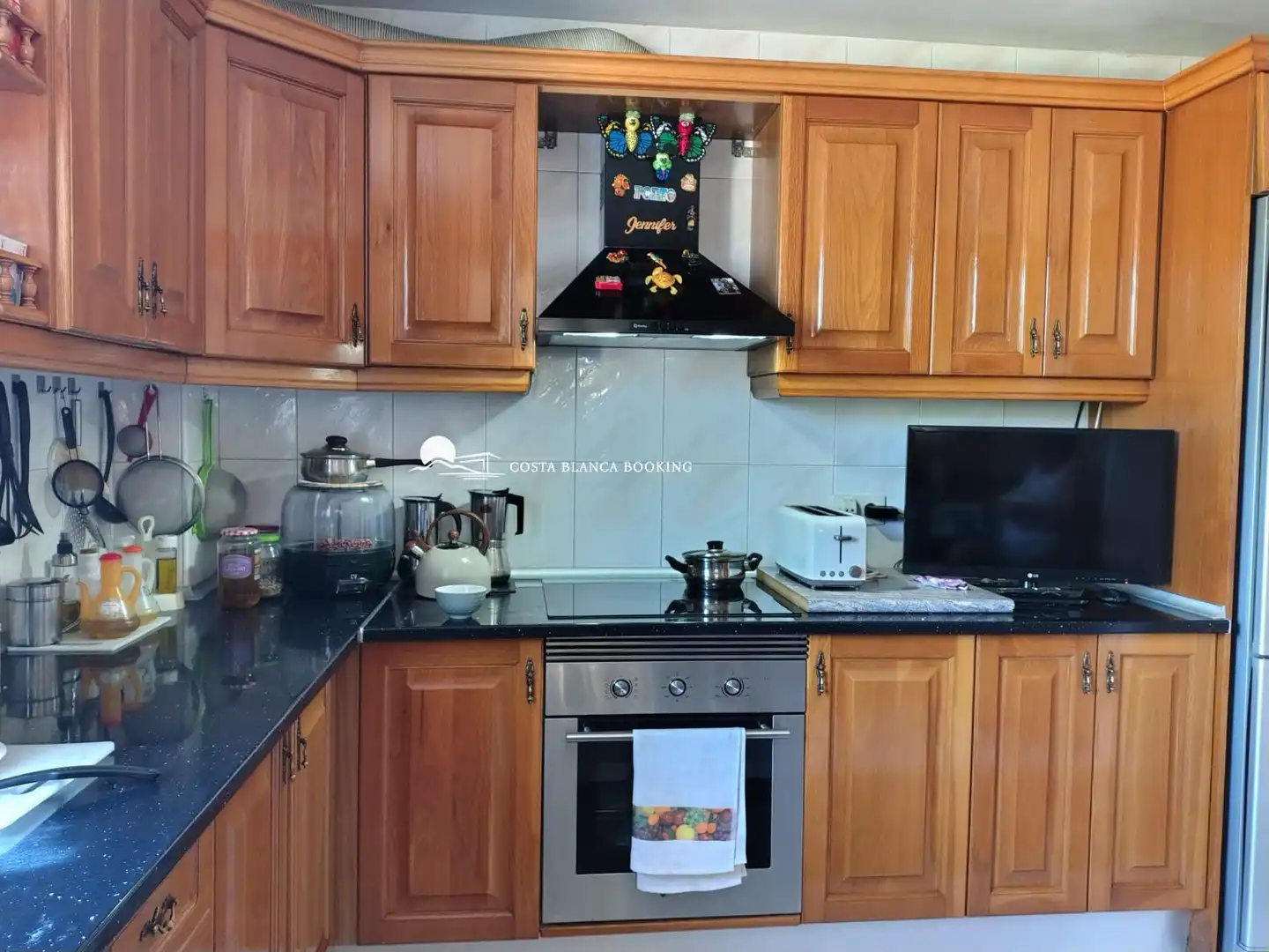 Cocina de Casa o chalet en venta en L'Alfàs del Pi con Aire acondicionado, Jardín privado y Terraza