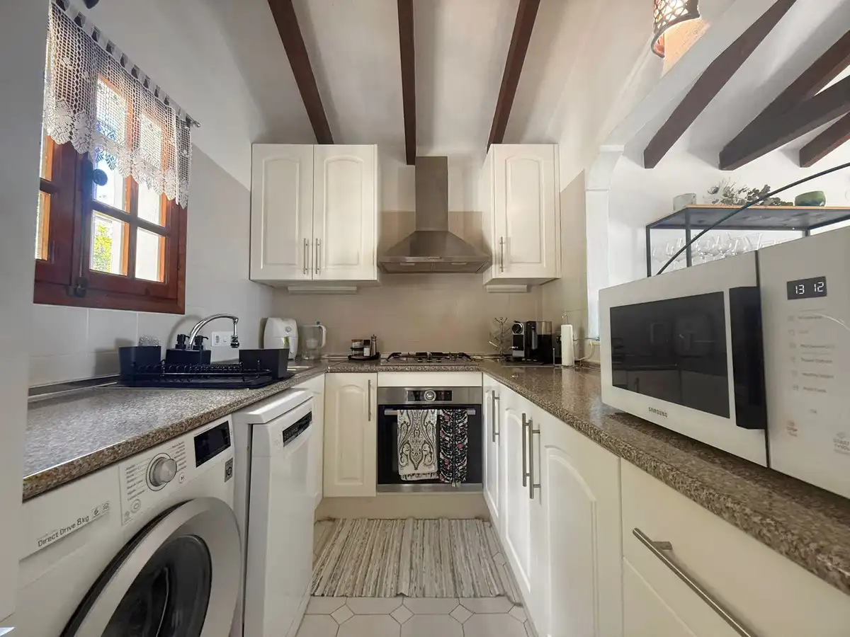 Cocina de Casa adosada en venta en Mijas con Aire acondicionado, Calefacción y Jardín privado