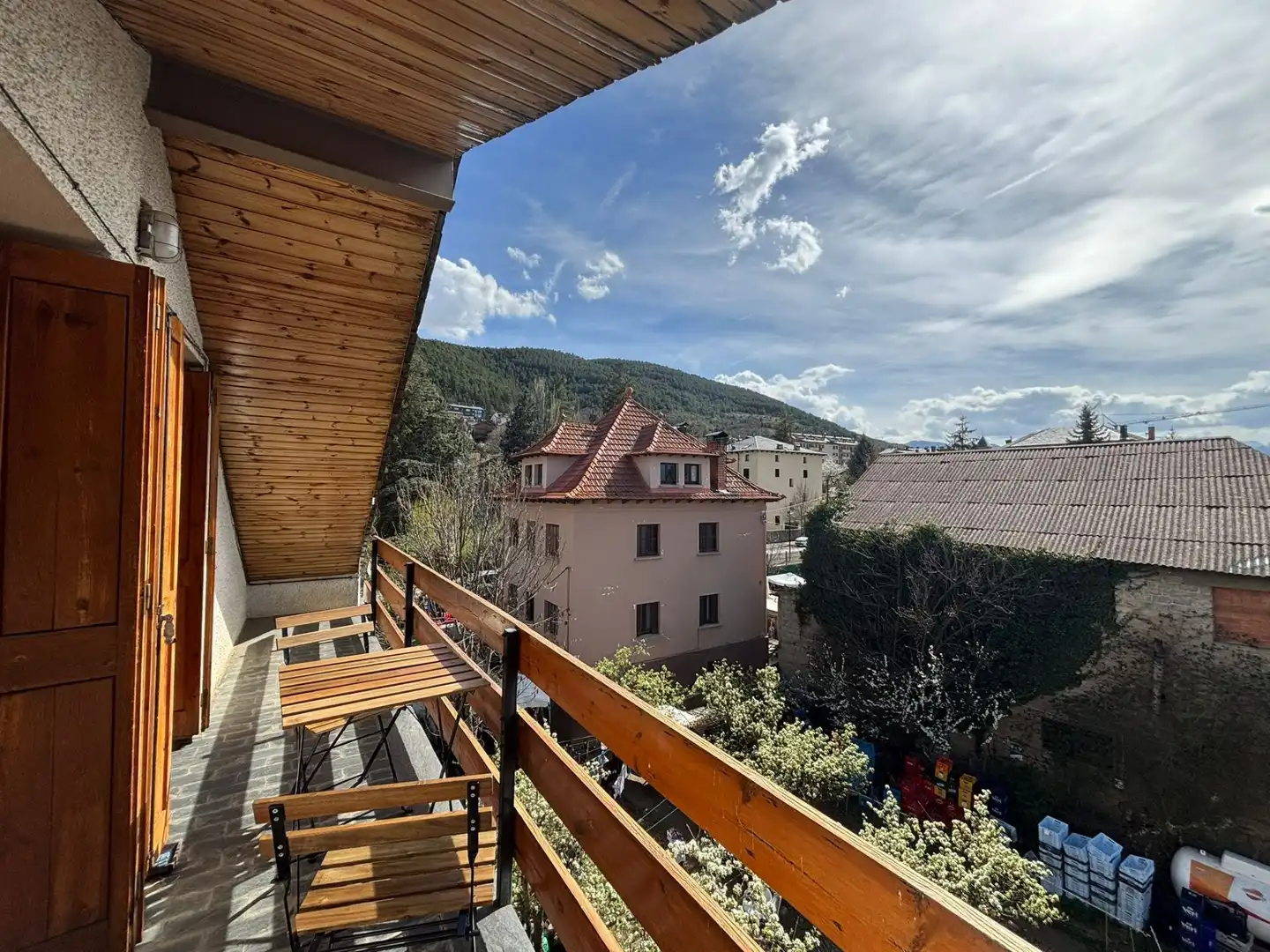 Terrassa de Apartament de lloguer en Alp amb Calefacció i Moblat