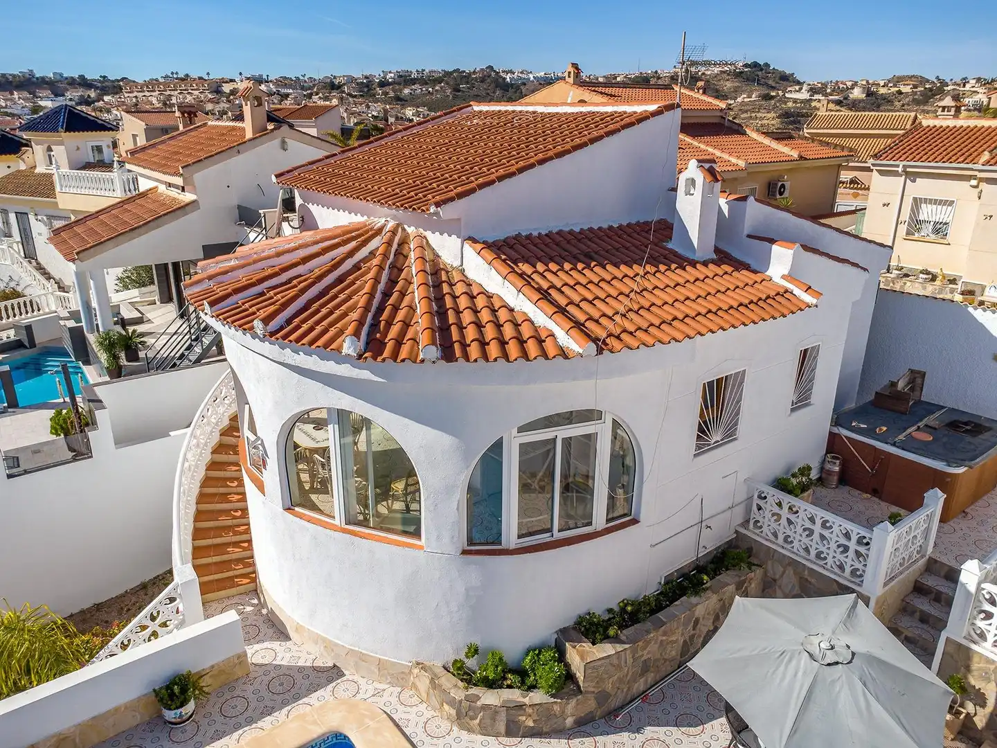 Exterior view of Houses for sale in Rojales  with Air Conditioner, Heating and Private garden