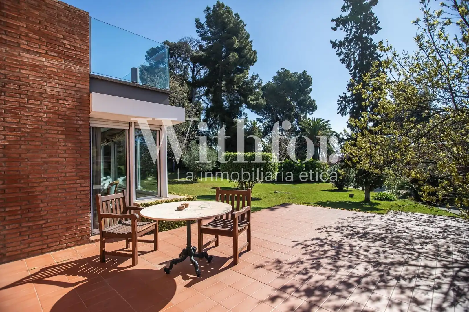 Terrace of Houses for rent in Esplugues de Llobregat  with Air Conditioner, Heating and Private garden