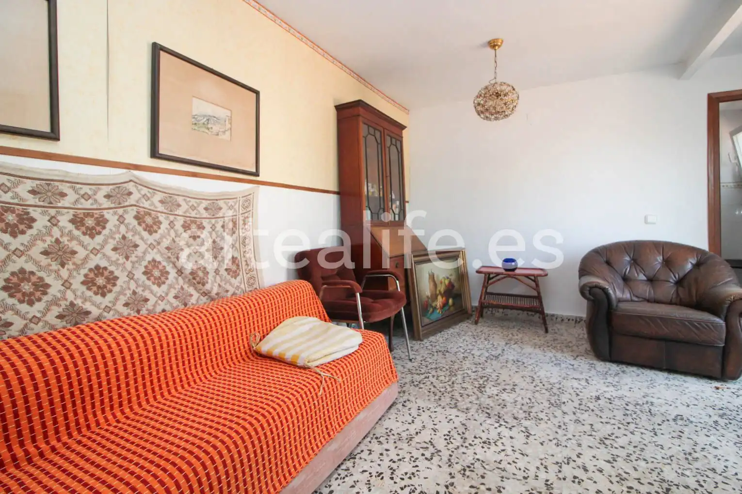 Sala de estar de Casa o chalet en venta en Altea con Aire acondicionado, Calefacción y Terraza