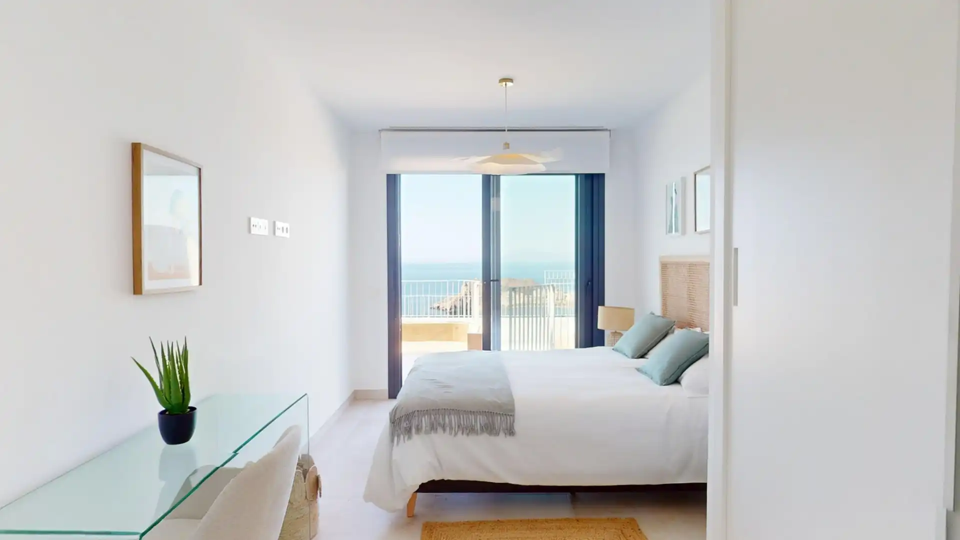 Schlafzimmer von Dachboden zum Verkauf in Águilas mit Klimaanlage, Terrasse und Abstellraum