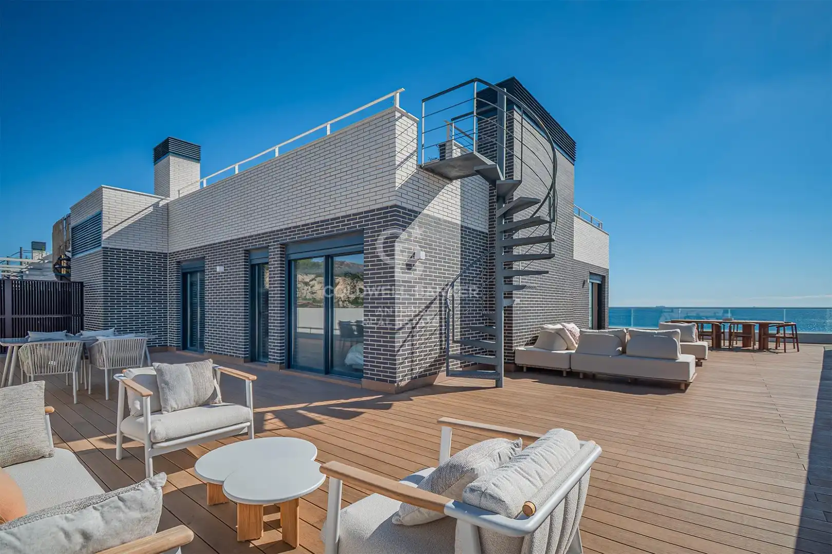 Terrasse von Dachboden zum Verkauf in Montgat mit Möbliert und Gemeinschaftspool