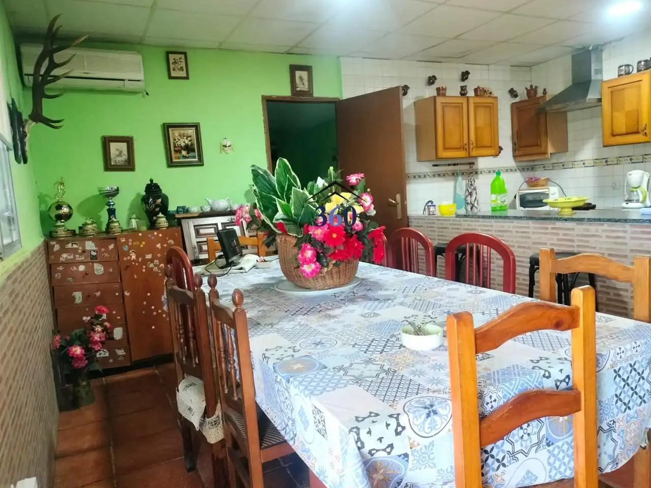 Comedor de Finca rústica en venta en Alcuéscar