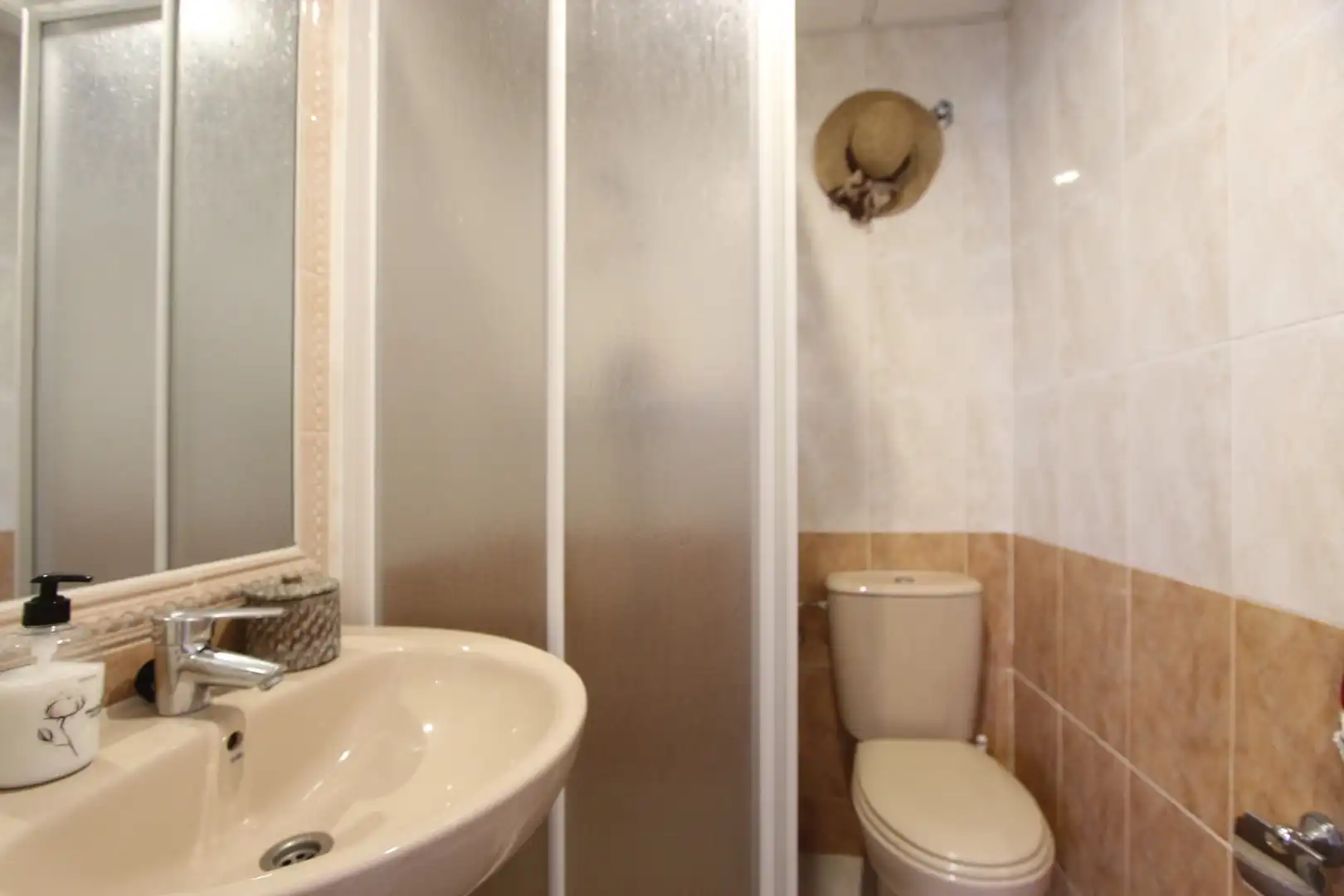 Baño de Apartamento en venta en Calpe / Calp con Aire acondicionado, Jardín privado y Terraza