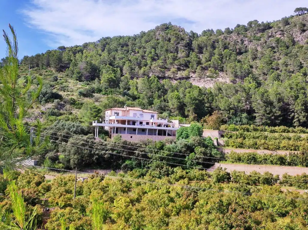 Vista exterior de Casa o xalet en venda en L'Atzúbia amb Jardí privat, Terrassa i Traster