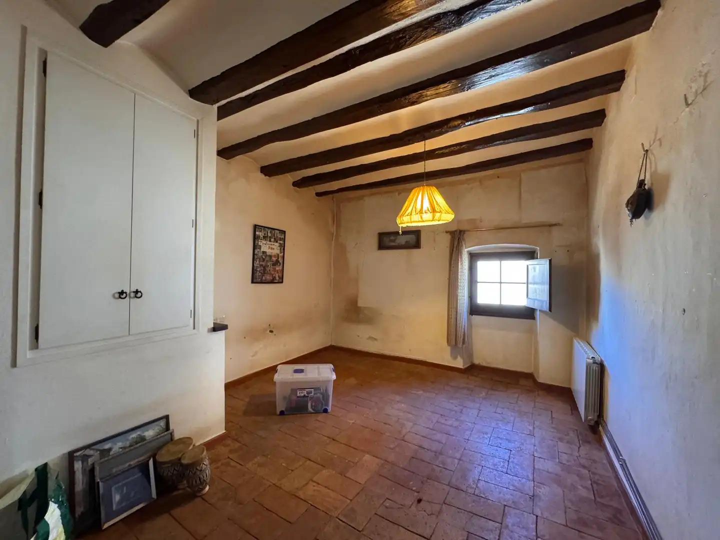 Sala d'estar de Finca rústica en venda en Corçà amb Calefacció, Terrassa i Forn