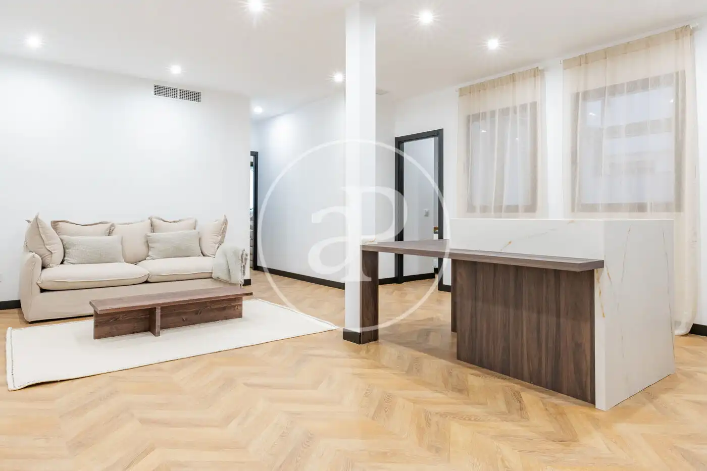 Sala d'estar de Pis en venda en Madrid amb Aire condicionat, Calefacció i Terrassa