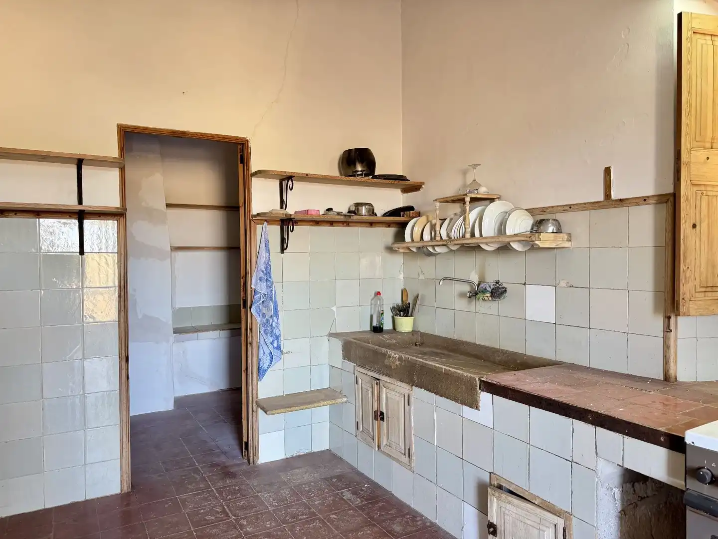 Cocina de Finca rústica en venta en Algaida con Jardín privado