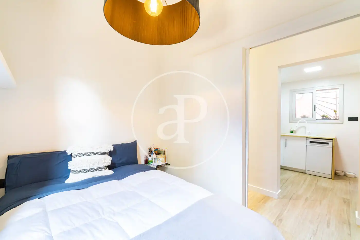 Schlafzimmer von Wohnung zum Verkauf in Barcelona mit Klimaanlage, Heizung und Terrasse