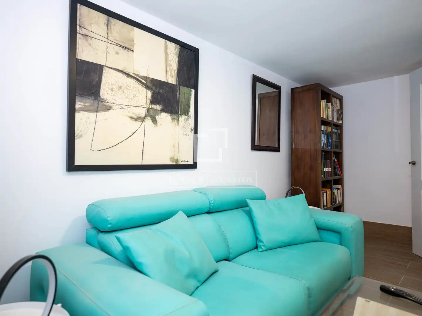 Sala de estar de Piso de alquiler en Torrelodones con Calefacción, Jardín privado y Piscina
