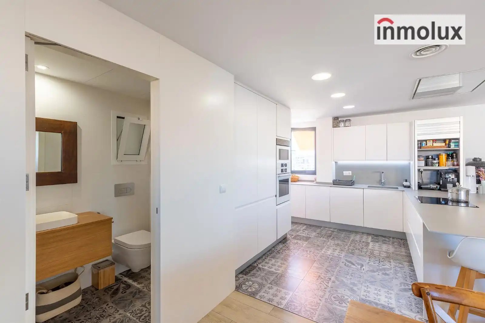 Küche von Maisonette zur Miete in Alicante / Alacant mit Klimaanlage, Terrasse und Schwimmbad