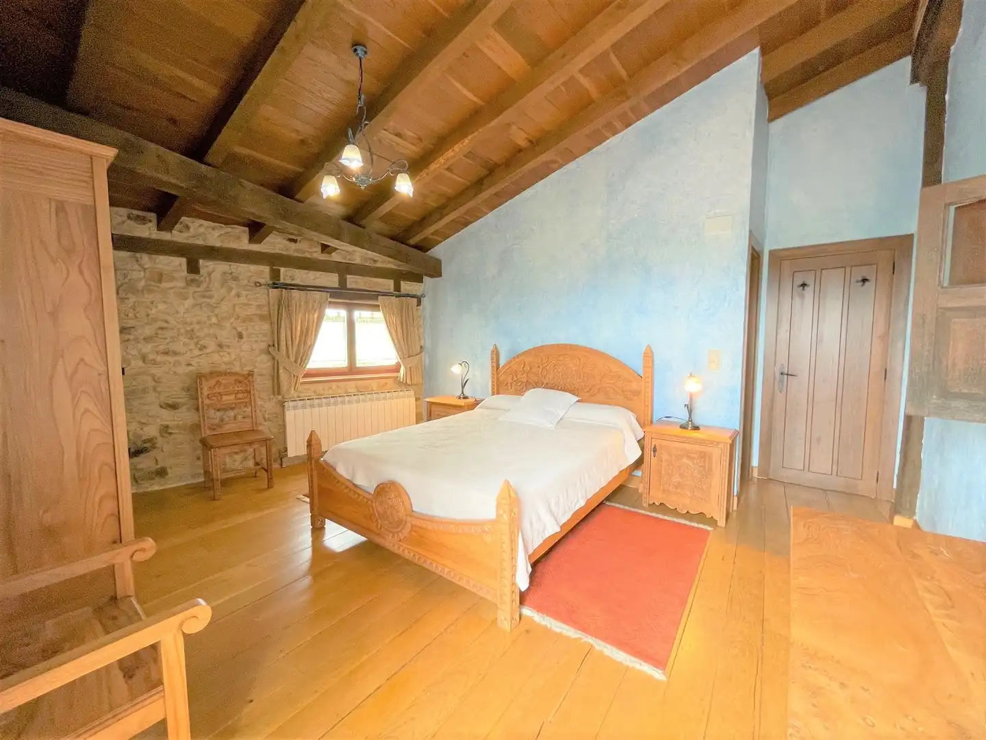 Schlafzimmer von Country house zum Verkauf in Villarcayo de Merindad de Castilla la Vieja mit Terrasse, Möbliert und Balkon