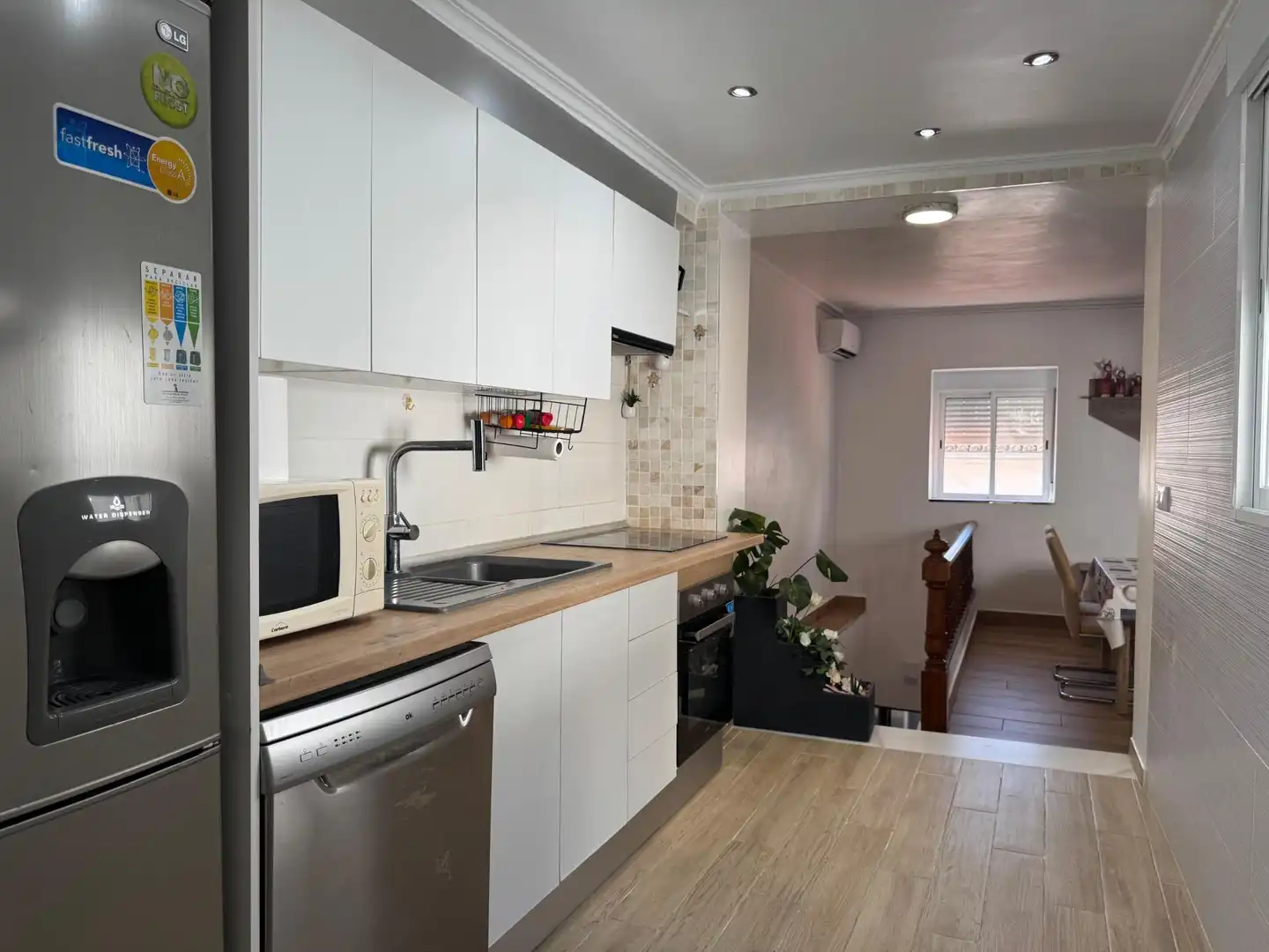 Cocina de Piso de alquiler en Oliva con Aire acondicionado, Calefacción y Terraza