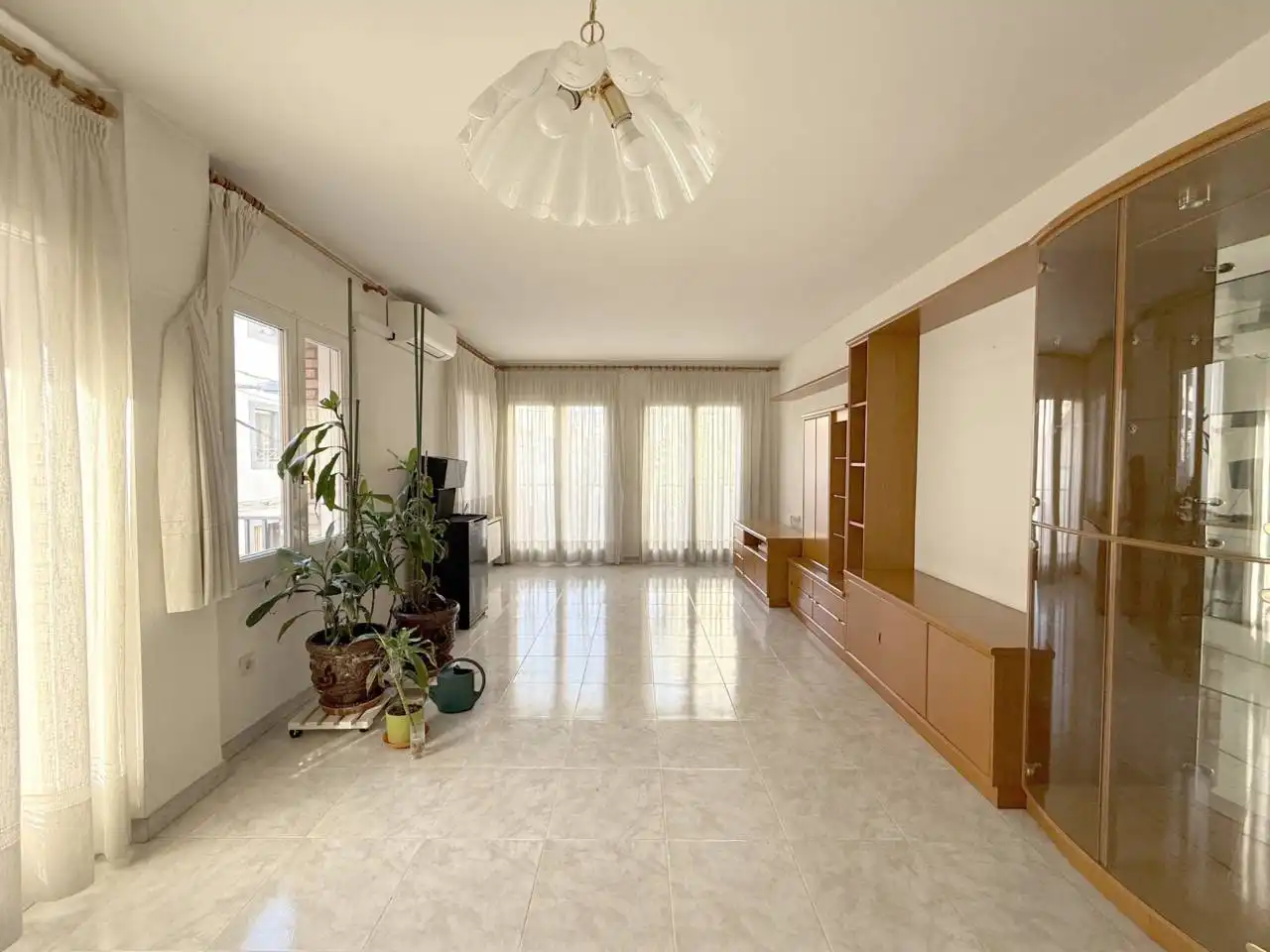 Living room of Flat for sale in Olot  with Air Conditioner, Heating and Terrace
