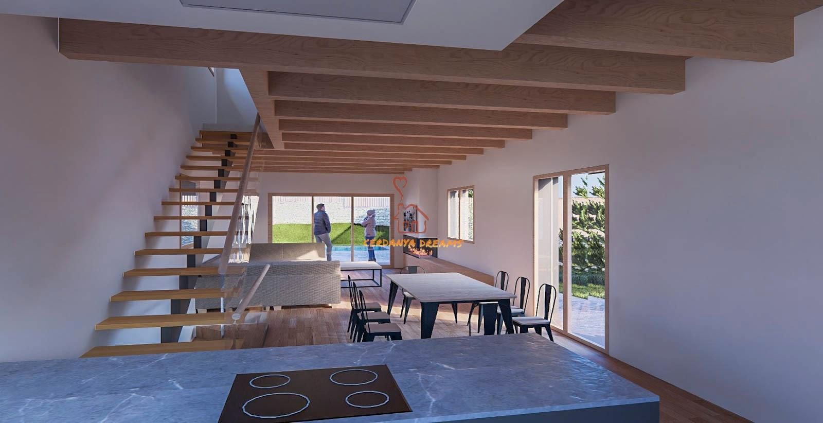 Kitchen of House or chalet for sale in Das  with Heating, Private garden and Parquet flooring
