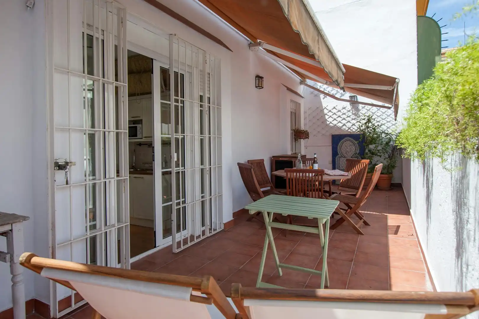 Terrace of Flat for rent in Sevilla  with Air Conditioner, Heating and Furnished