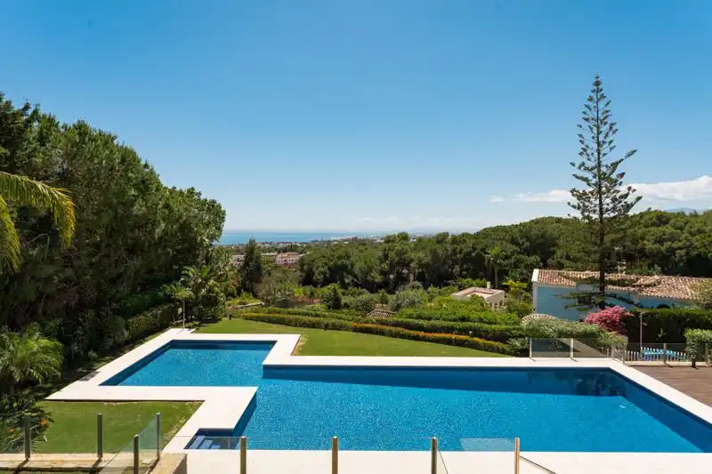 Garden of Detached homes for rent in Marbella  with Air Conditioner, Heating and Private garden
