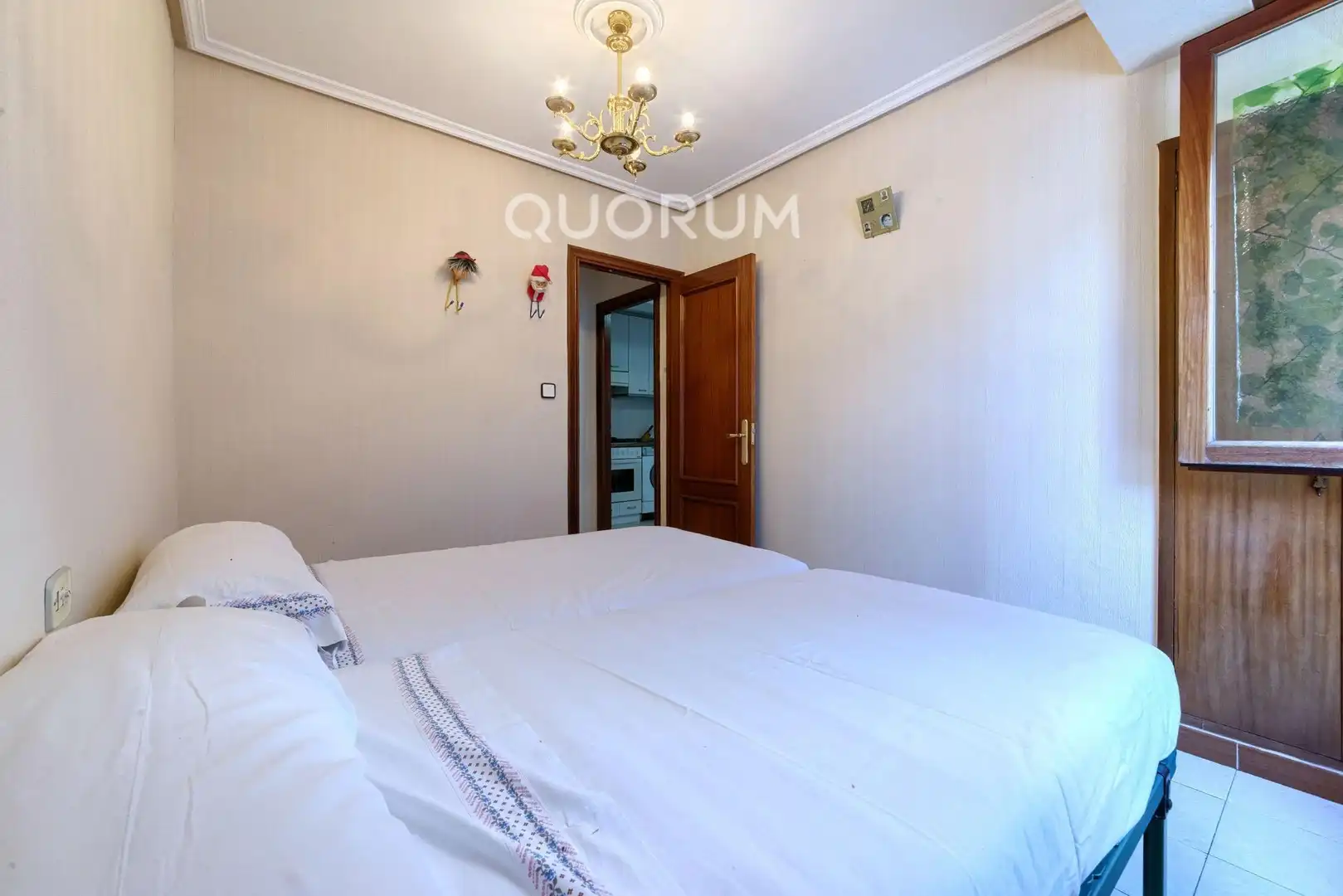 Schlafzimmer von Wohnung zum Verkauf in Basauri  mit Heizung und Balkon
