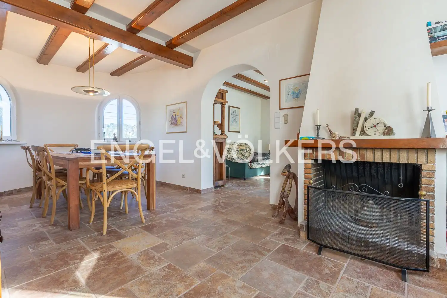 Dining room of Houses for sale in Dénia  with Air Conditioner, Heating and Private garden