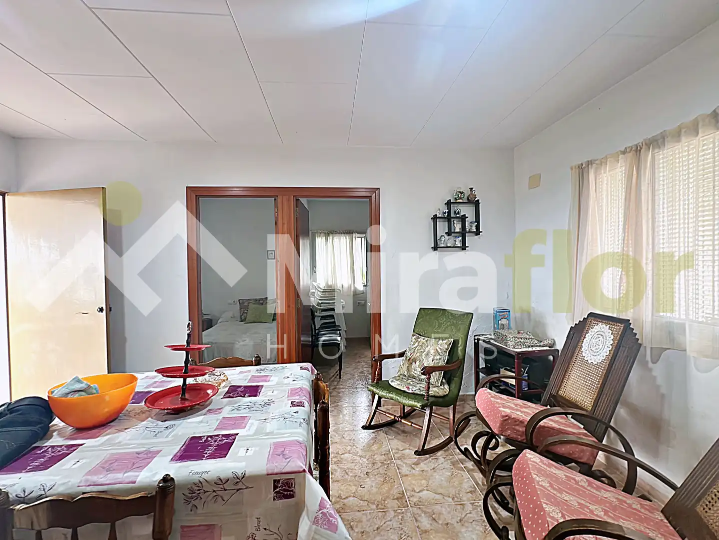 Sala de estar de Finca rústica en venta en Pego con Jardín privado, Terraza y Amueblado