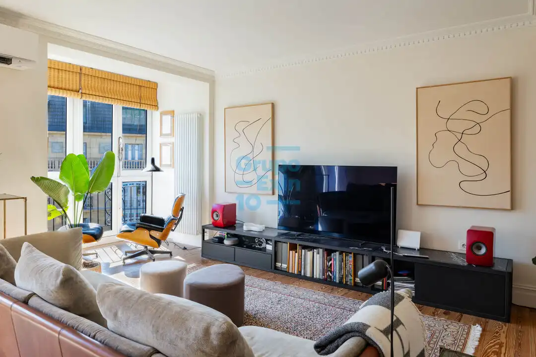 Sala de estar de Piso en venta en Donostia - San Sebastián  con Aire acondicionado, Calefacción y Balcón