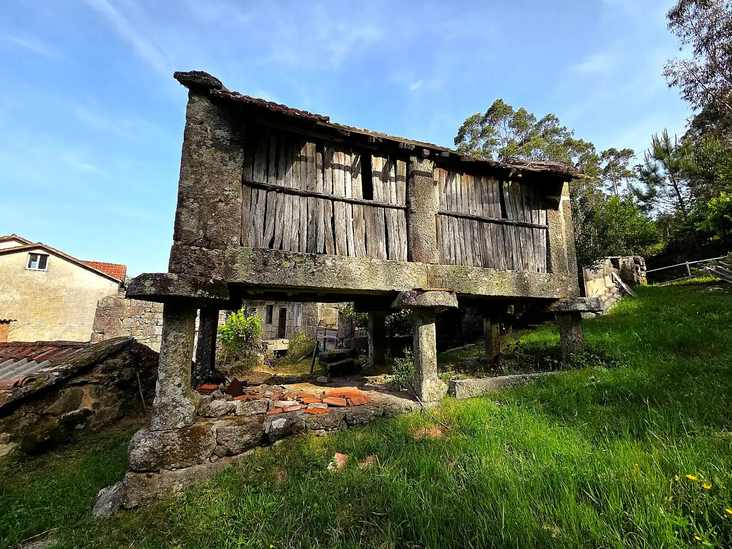Vista exterior de Finca rústica en venta en Meis con Jardín privado y Terraza